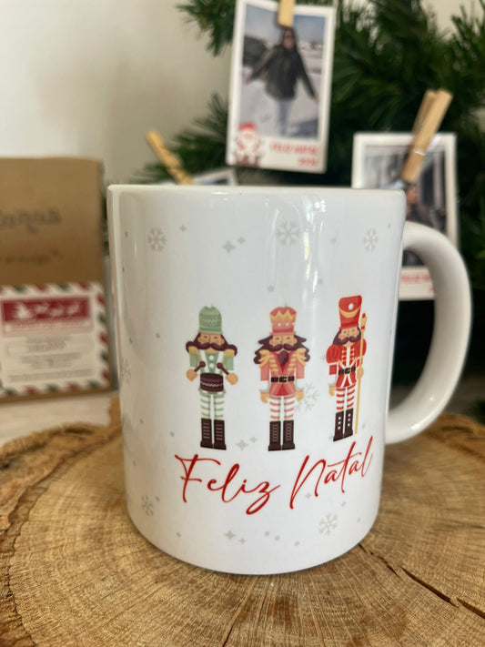 Caneca de Natal - Quebra-Nozes